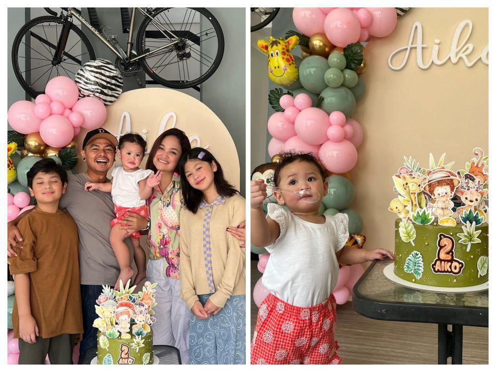 10 Potret Ulang Tahun ke-2 Aiko Anak Bungsu Wendi Cagur