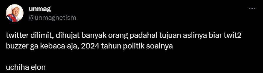 curhat kesel warganet Twitter dibatasi (twitter.com/unmagnetism)