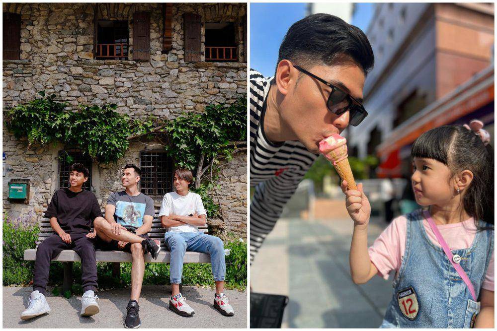 potret Darius Sinathrya dan Rizky Kinos bareng anak (instagram.com/darius_sinathrya | instagram.com/kinosnoski)