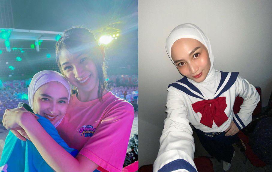 7 Potret Melody Laksani di Konser JKT48 Summer Festival