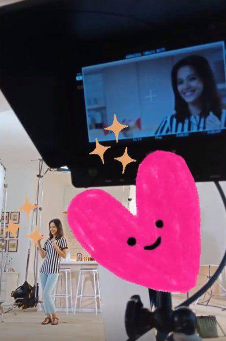 Lady saat jadi bintang iklan (Instagram.com/ladynayoan)