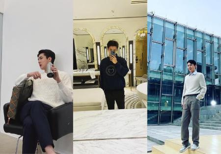9 Ide Outfit Sweatshirt ala Sehun EXO, Cocok untuk Ngampus!