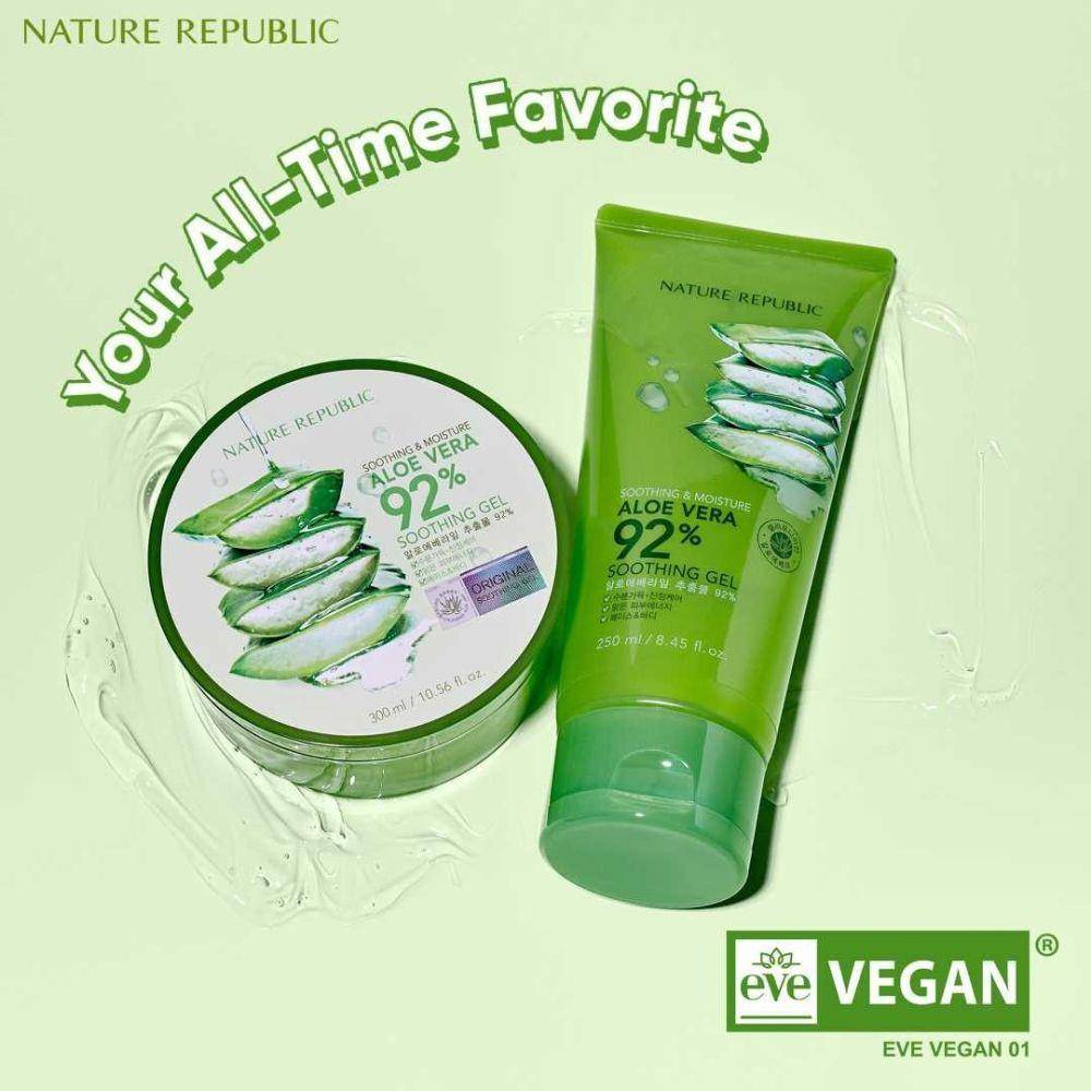 Nature Republic Aloe Vera Soothing Gel (instagram.com/naturerepublic.id)