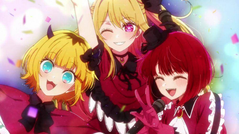 Mem-Cho, Ruby, dan Kana membentuk B-Komachi yang baru. (dok. Doga Kobo/Oshi no Ko)