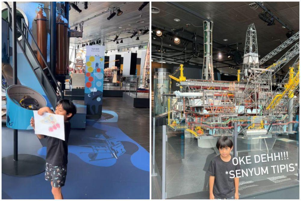 10 Potret Sekala Belajar di Norwegian Petroleum Museum, Excited!