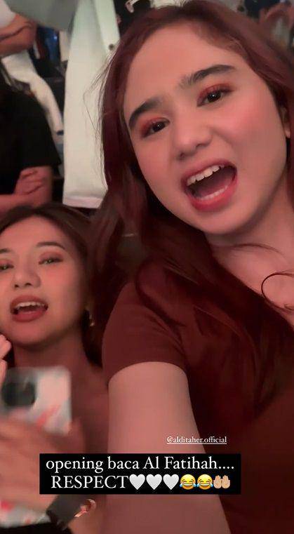 potret Dul dan Tissa nonton konser Aldi Taher (instagram.com/tissabiani)