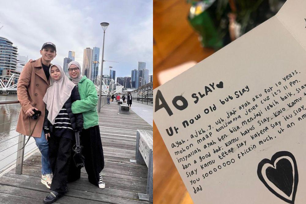10 Momen Ultah Ke-40 Ben Kasyafani di Australia, Dapat Surat Menyentuh