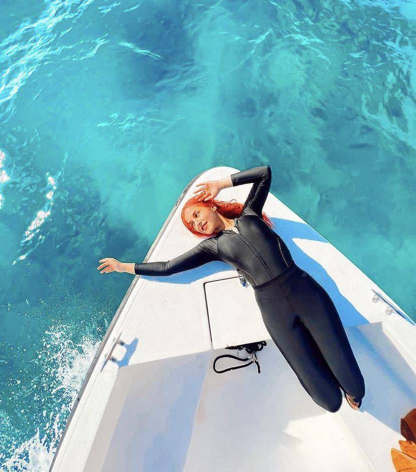 Tasya Farasya snorkeling di Maldives (instagram.com/tasyafarasya)