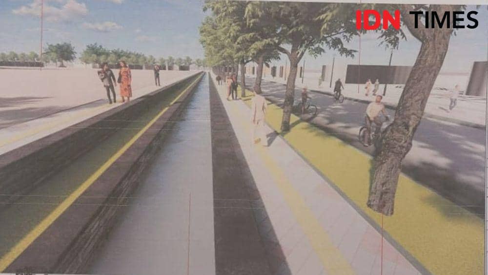 Desain alun-alun Keraton Solo. (Dok/Istimewa)