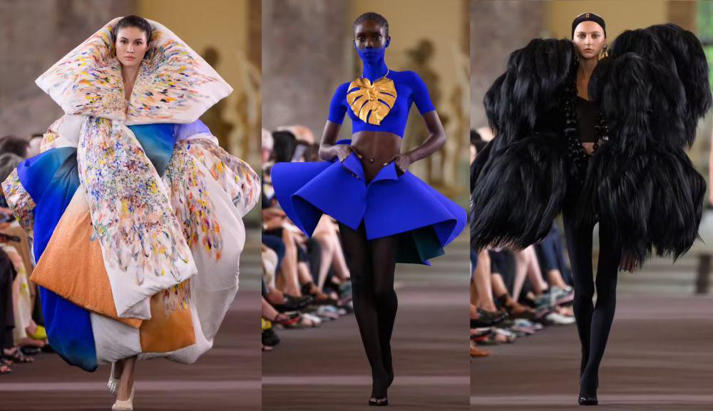 12 Koleksi Schiaparelli Haute Couture FW24, Mewah dan Dramatis!