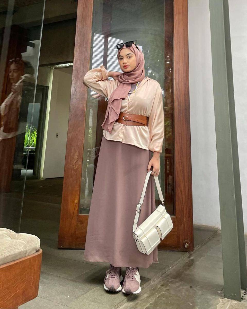 Gaya kondangan hijab ala Adiva Selsa (instagram.com/adiva.selsa)