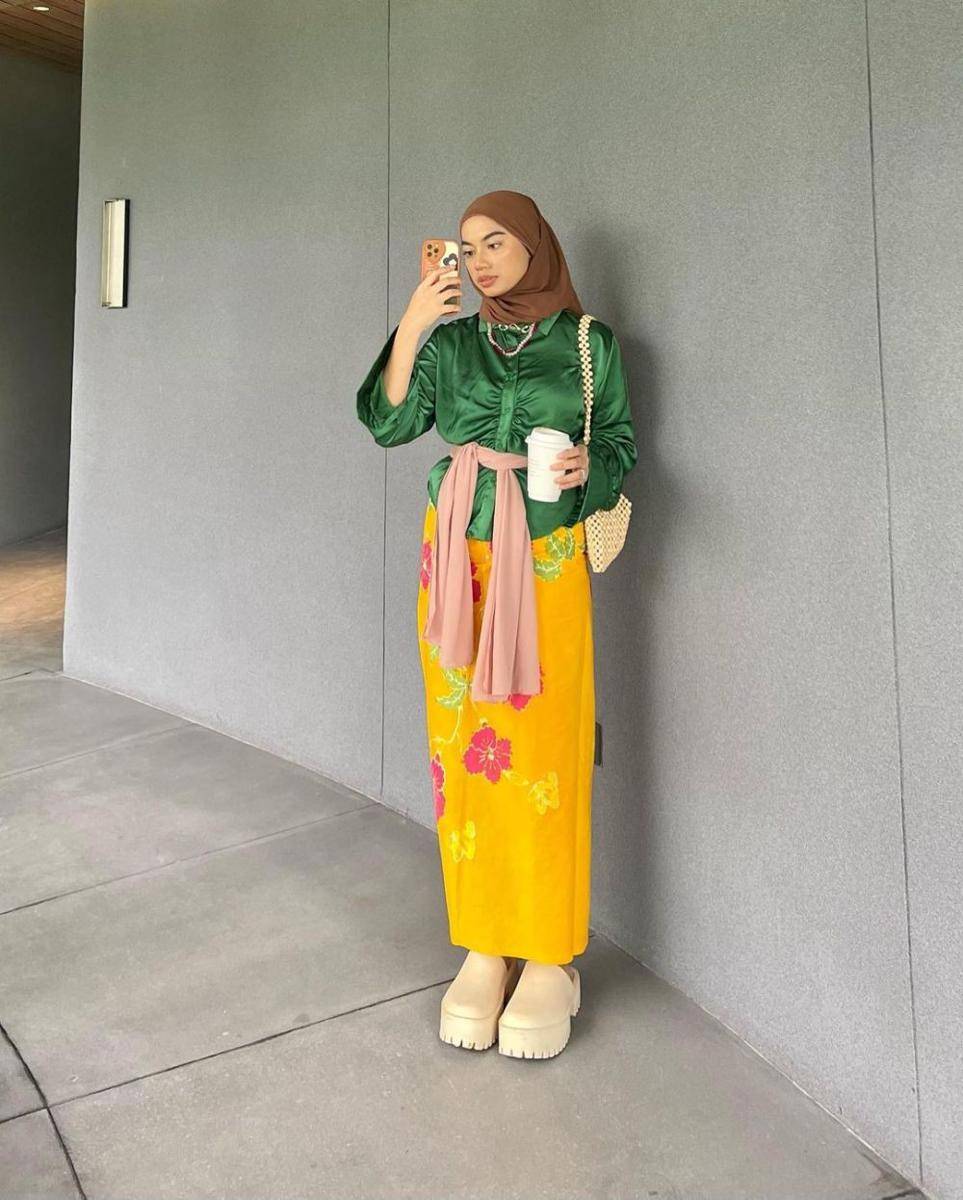 Gaya kondangan hijab ala Adiva Selsa (instagram.com/adiva.selsa)