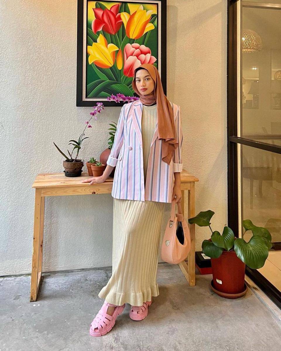 Gaya kondangan hijab ala Adiva Selsa (instagram.com/adiva.selsa)