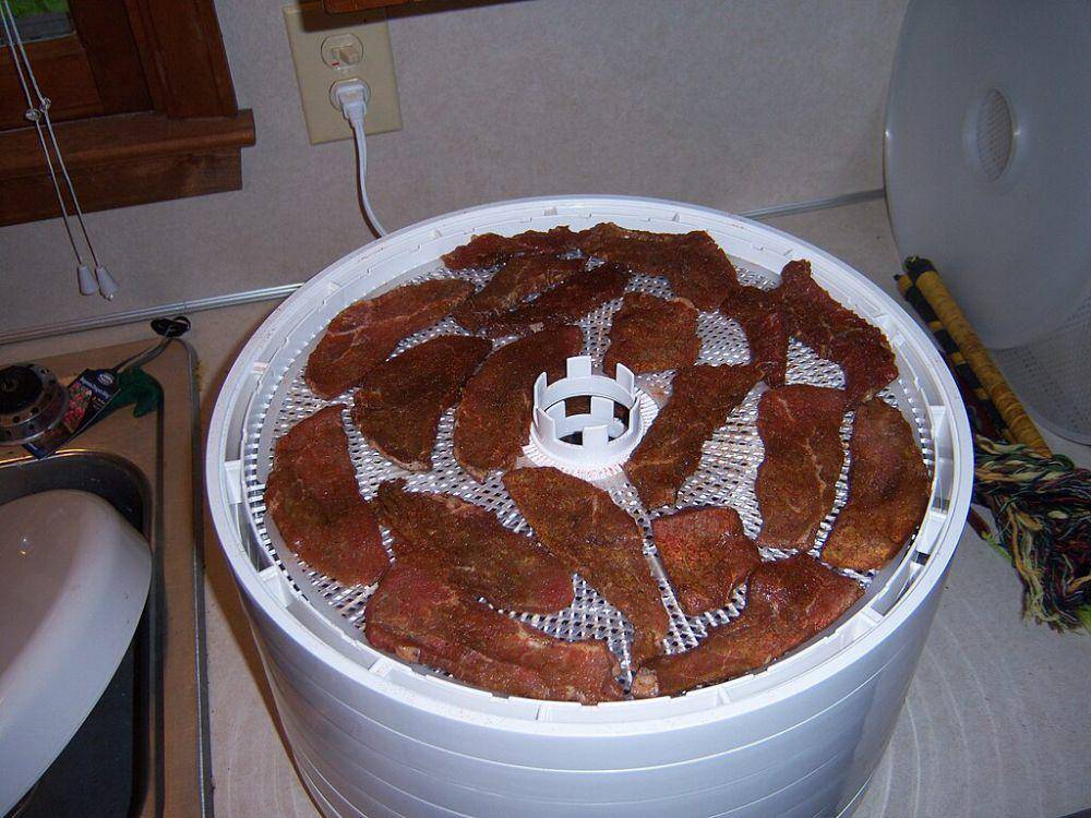 ilustrasi mengeringkan daging (commons.wikimedia.org/Dennis Brown)