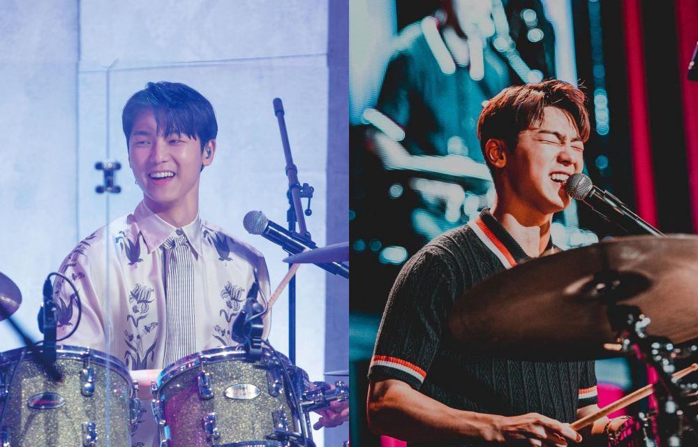 7 Potret Kang Min Hyuk saat Ngegebuk Drum, Bikin Hati Bergetar
