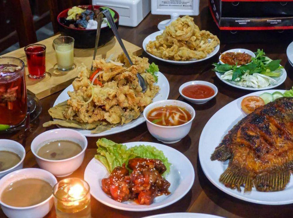 Menu makanan di Bale bebakaran(instagram.com/klaten_foodie)