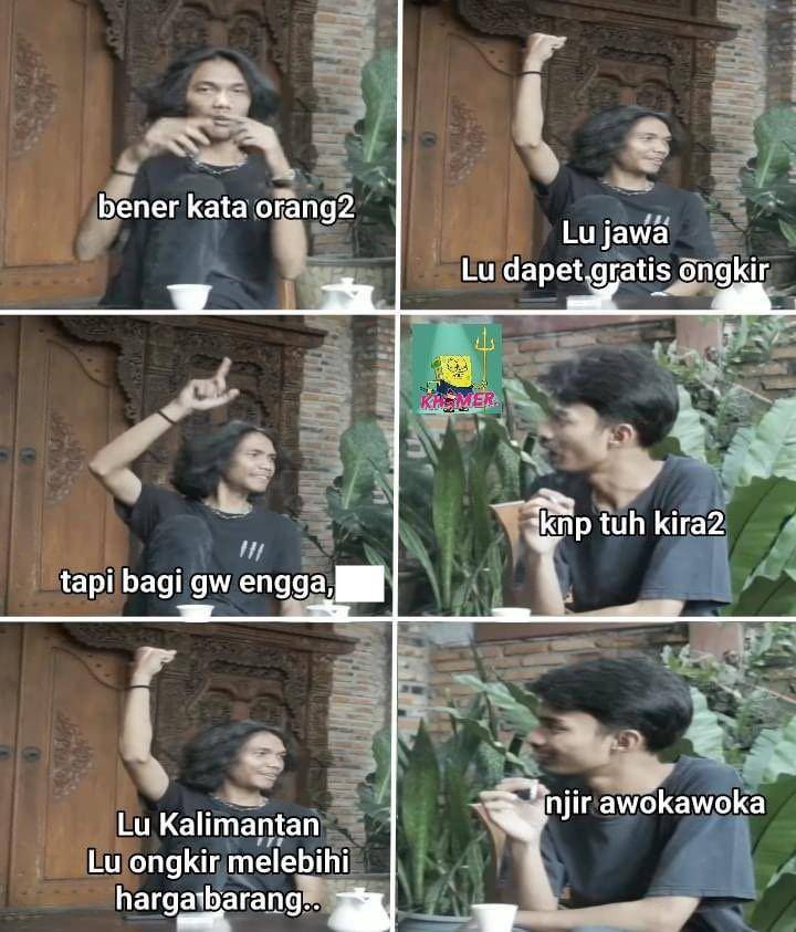 meme obrolan tongkrongan (twitter.com/wargakita)