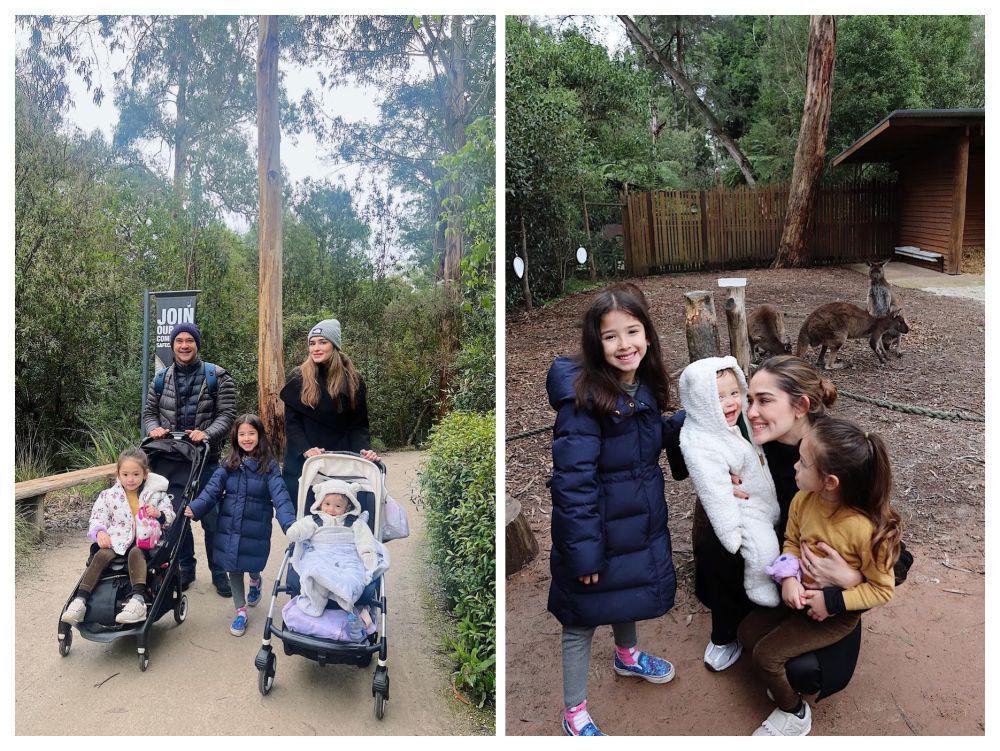 10 Potret Keluarga Yasmine Wildblood Liburan di Healesville Sanctuary