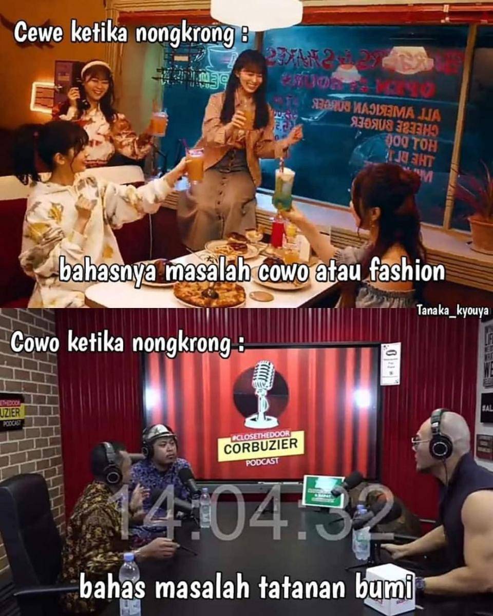 meme obrolan tongkrongan (instagram.com/humorsantuy)