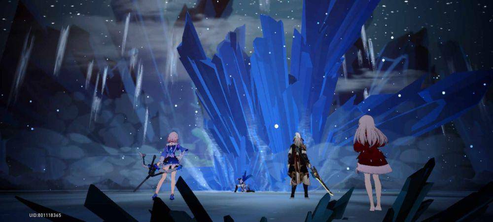 Screenshot Gepard mengerahkan Ultimate-nya. (Dok. HoYoverse/Honkai: Star Rail)
