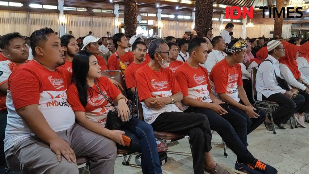 Relawan Gibran dan Jokowi wilayah Jawa Tengah. (IDN Times/Larasati Rey)