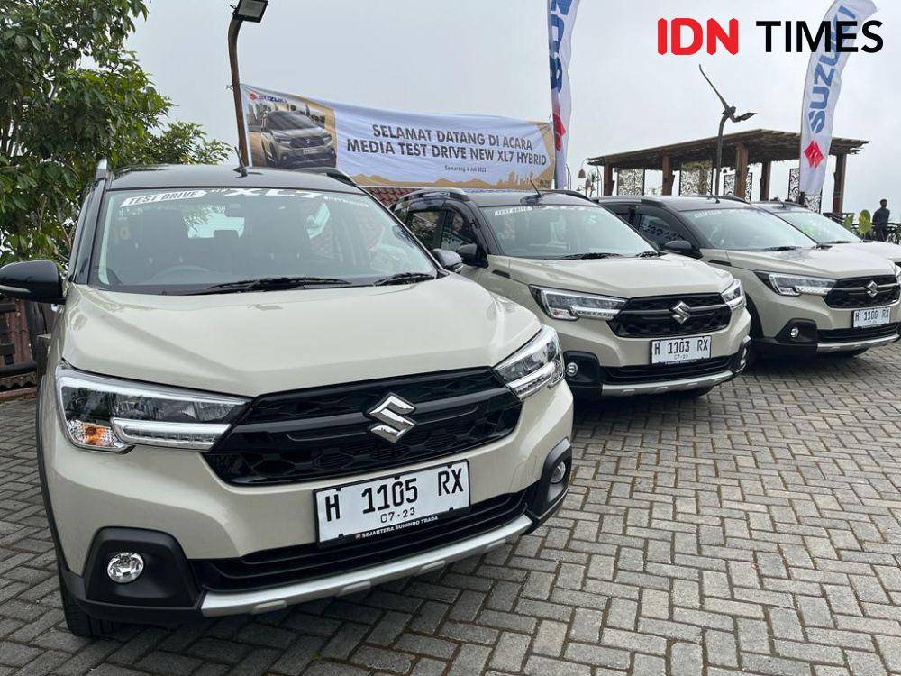 Dealer resmi Suzuki, Sejahtera Sunindo Trada mengajak awak media menjajal Suzuki New XL7 Hybrid, Selasa (4/7/2023). (IDN Times/Anggun Puspitoningrum)