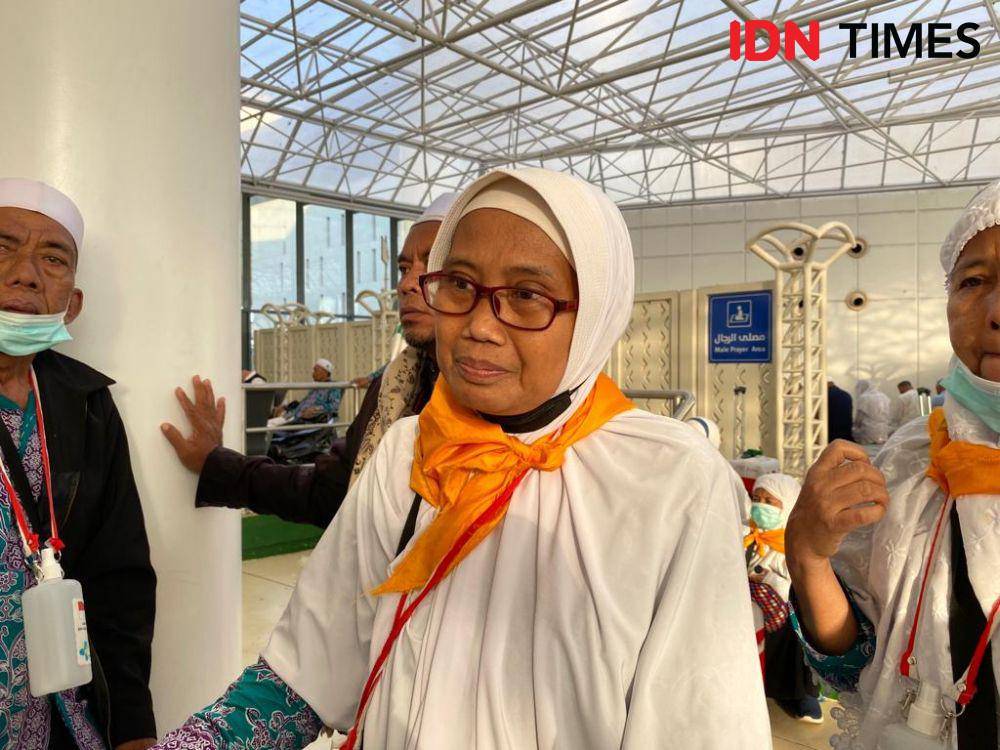 Jemaah haji asal Embarkasi Solo, Soejantini (IDN Times/Sunariyah)