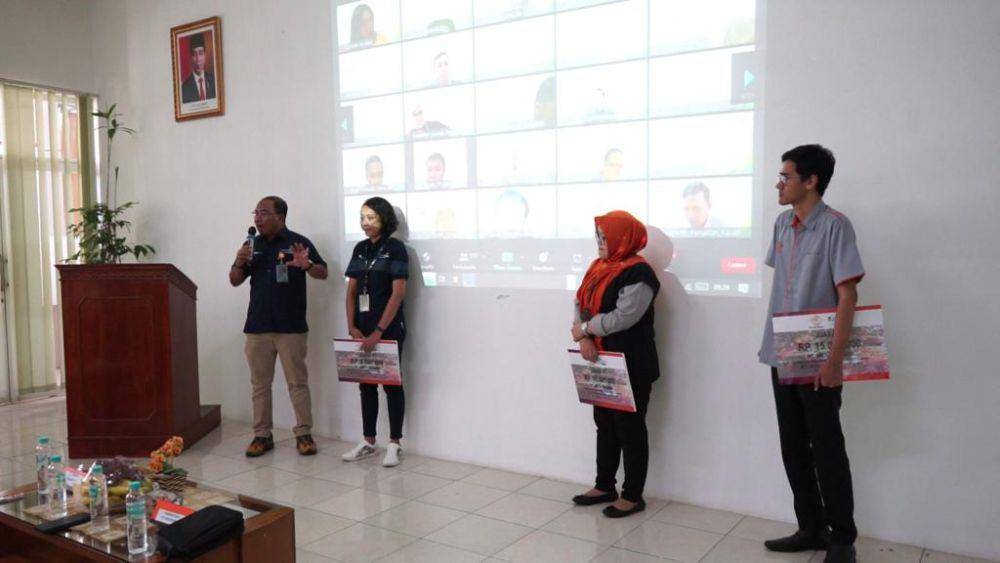 Pemenang Racing contest Joint Marketing periode I. (Dok. PT Pos Indonesia)