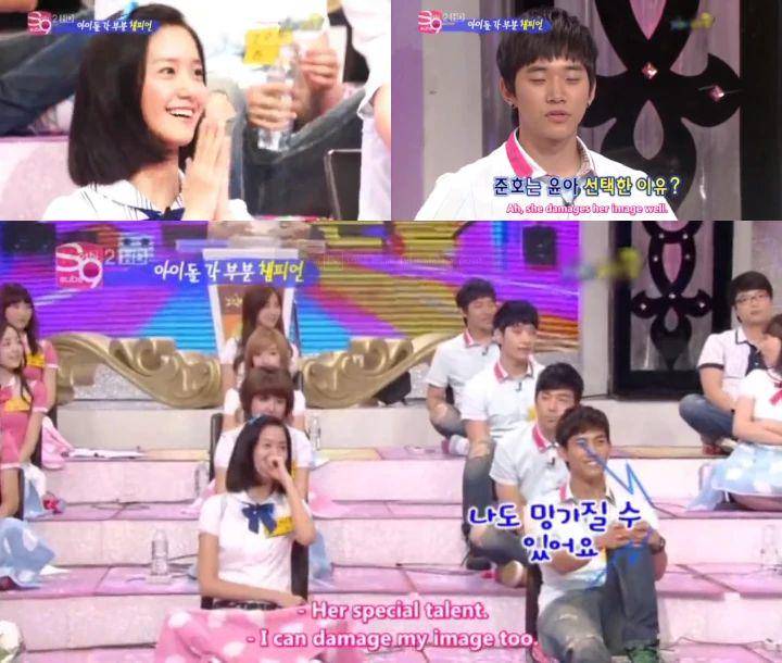 variety show Star Golden Bell yang menampilkan YoonA SNSD dan Junho 2PM (dok. KBS)