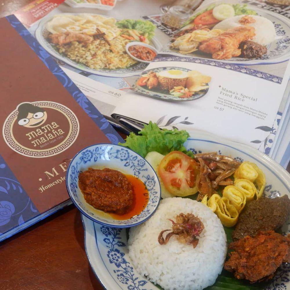 Potret makanan di Mama Malaka (instagram.com/mamamalaka_id)