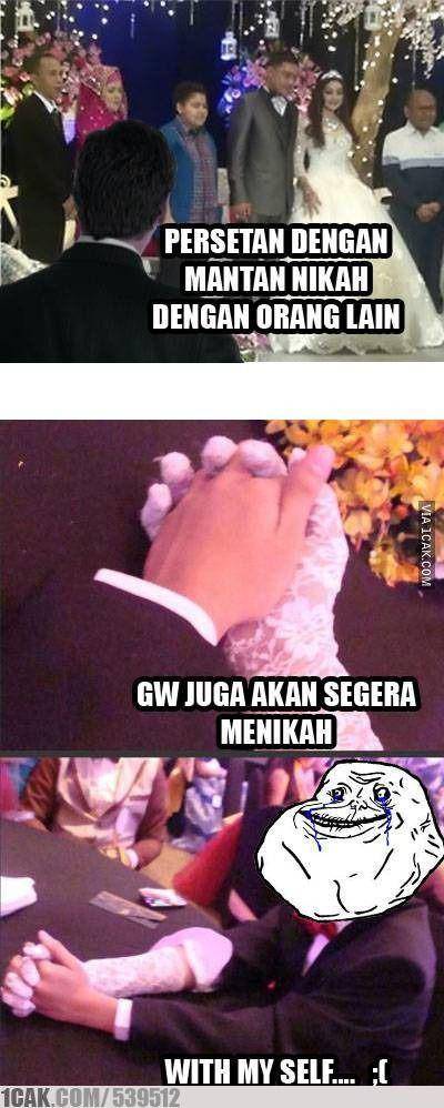 meme pernikahan mantan (1cak.com)