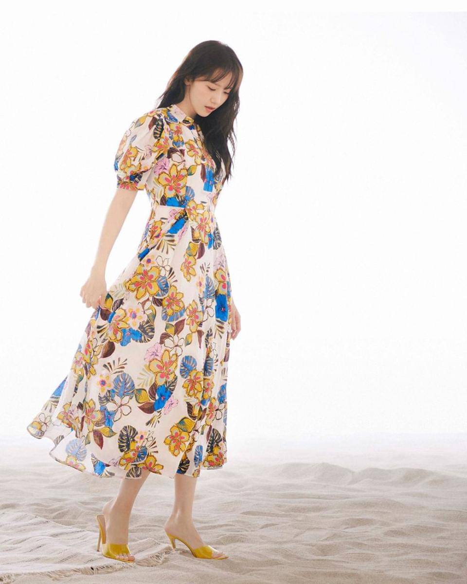 inspirasi summer dress ala Yoona SNSD (instagram.com/jigottofficial)