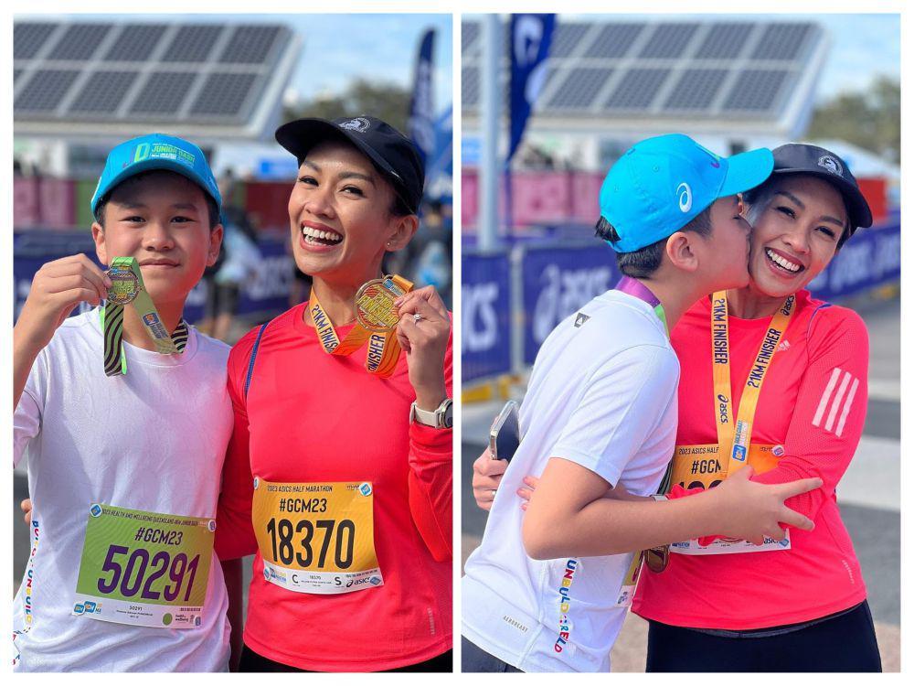 8 Momen Melanie Putria dan Anak Ikut Gold Coast Marathon di Australia!