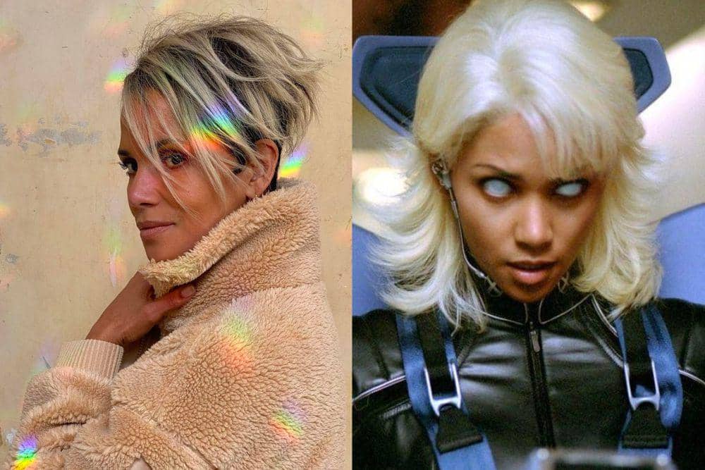 Halle Berry dan karakter Storm. (instagram.com/halleberry | instagram.com/afrocentricfilmscollaborative)