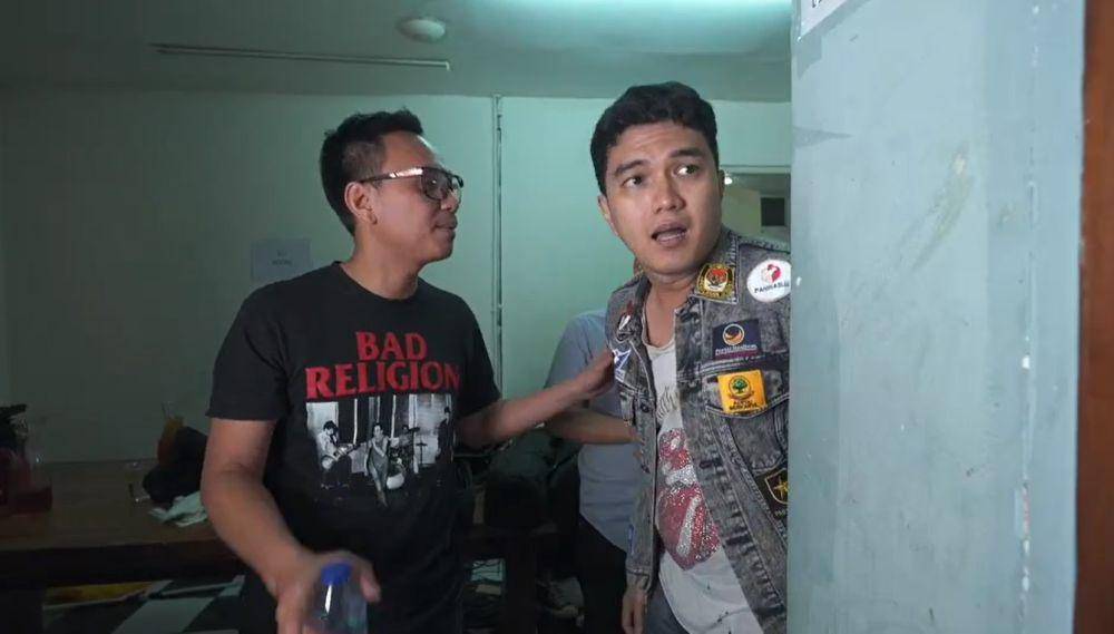 potret di belakang layr Aldi Taher sebelum konser (instagram.com/rumpi_ttv)
