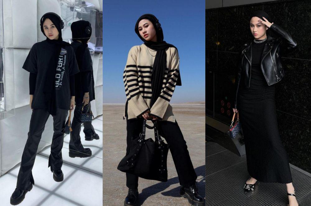 12 Mix and Match Daily Outfit ala Salwafebi, Swag Hingga Feminin