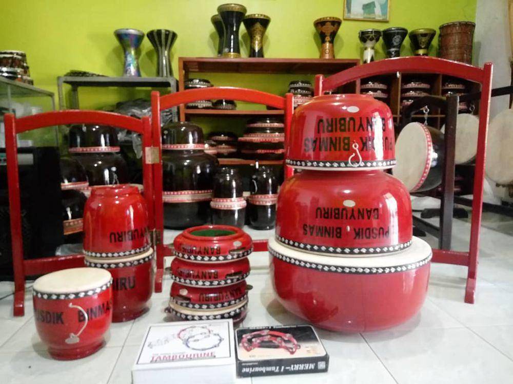 kerajinan rebana di Demak (instagram.com/pengrajin_rebana_demak)
