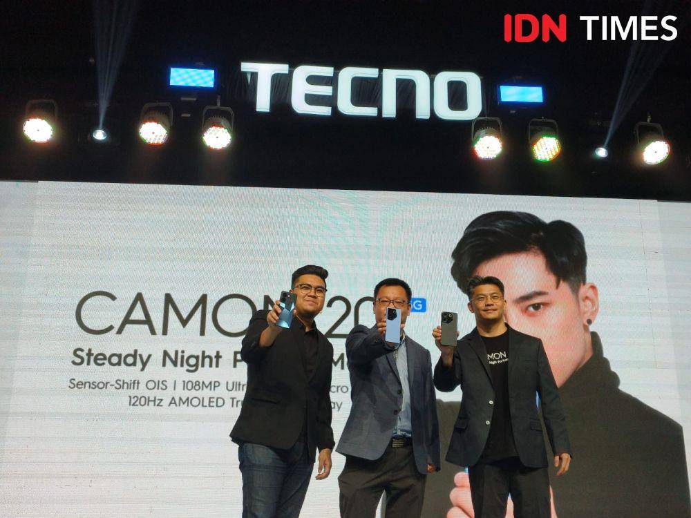 Acara launching Tecno CAMON 20 series (IDN Times/Fatkhur Rozi)