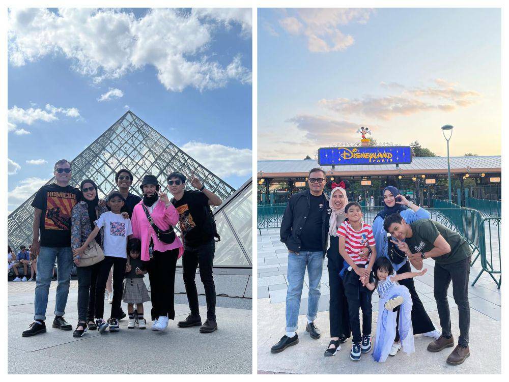 potret Soleh Solihun dan keluarga liburan di Paris (instagram.com/solehsolihun)