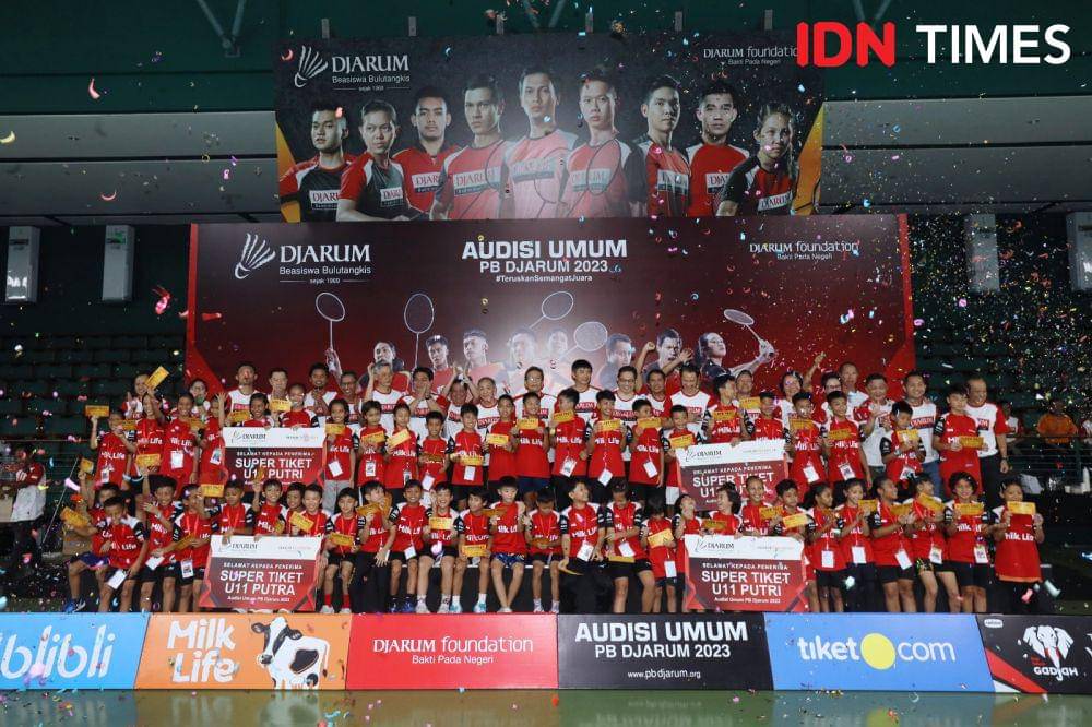 Para peserta yang lolos Audisi PB Djarum 2023. (Dok. PB Djarum).
