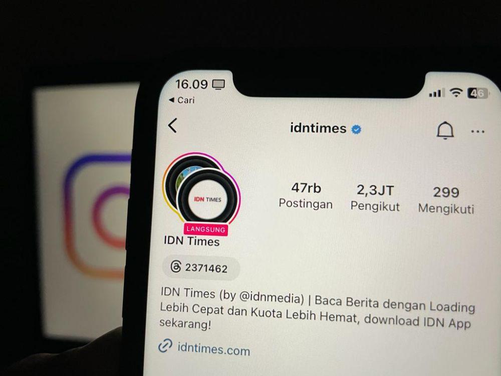 Cara Menyembunyikan Akun Threads di Profil Instagram