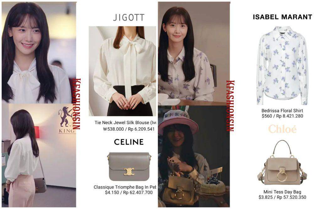 harga outfit Im Yoona dalam drama King the Land (instagram.com/kfashionshin)