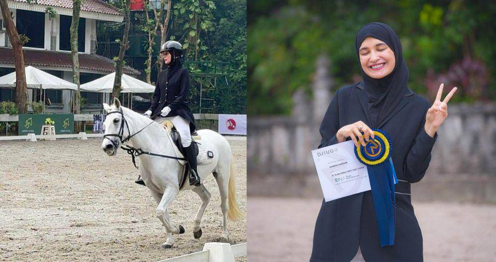 potret Shireen Sungkar berkuda (instagram.com/zaskiasungkar15)