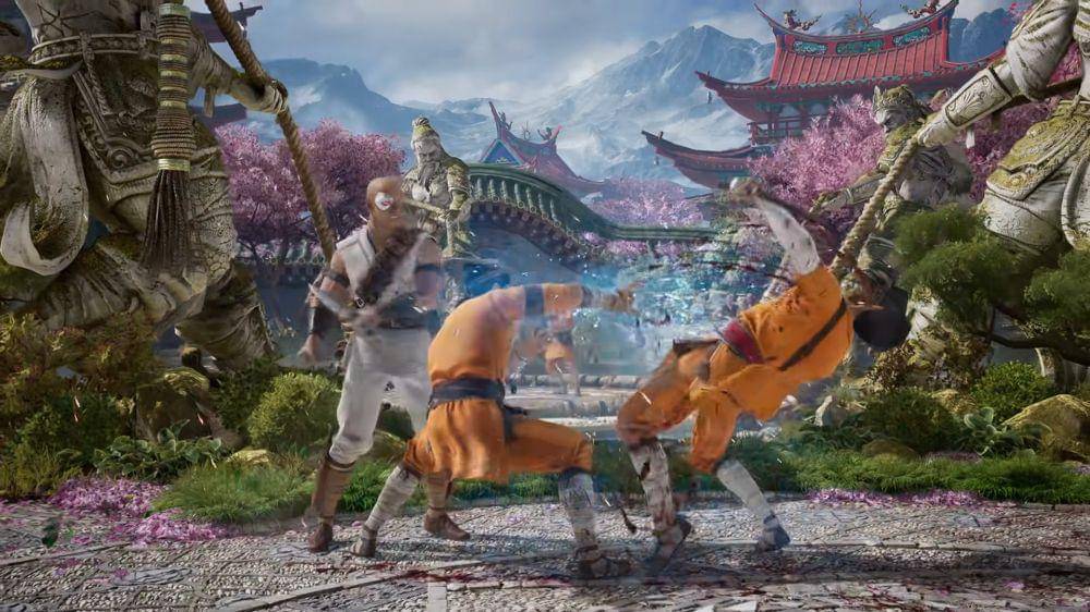 Kameo Fighter Kano (kostum putih) terlihat. (Dok. NetherRealm Studio/Mortal Kombat 1)