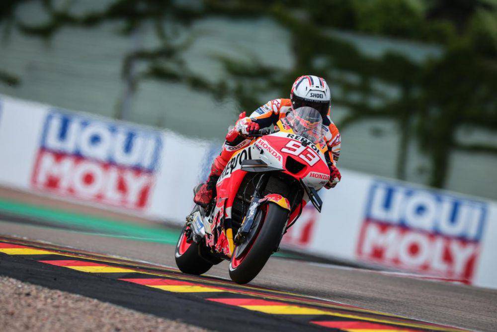 Marc Marquez saat menjalani pekan balap GP Jerman 2023. (motogp.com)