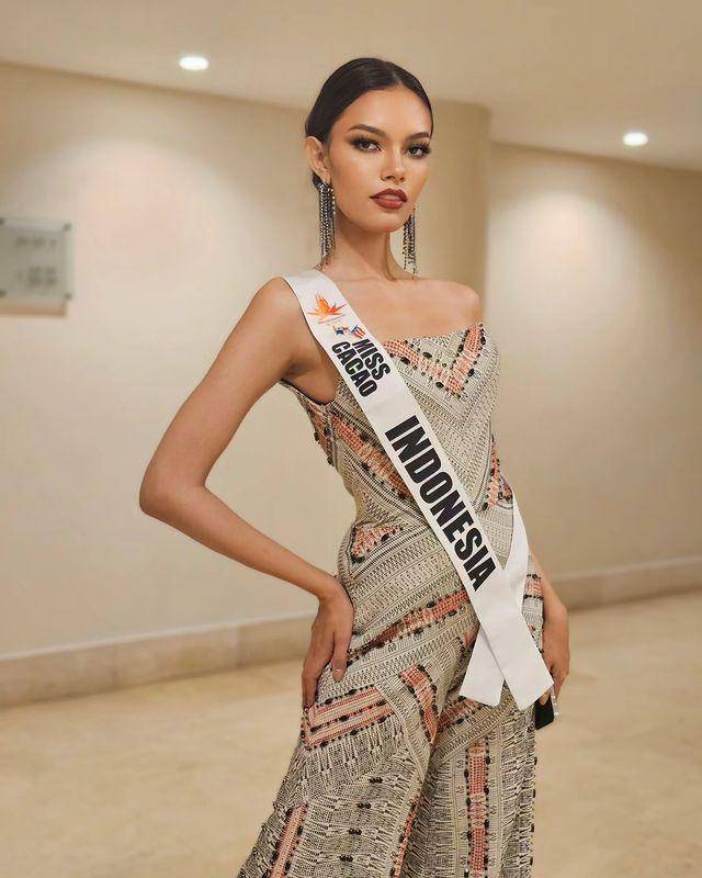 Potret Kompilasi Ayu Michelle Selama Karantina Reina Internacional del Cacao 2023 (Instagram.com/yayasanduniamegabintang)