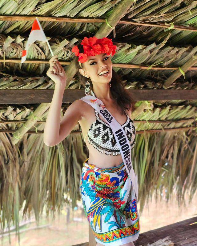 Potret Kompilasi Ayu Michelle Selama Karantina Reina Internacional del Cacao 2023 (Instagram.com/yayasanduniamegabintang)