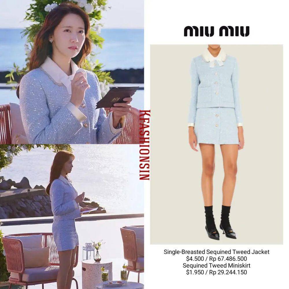 harga outfit Im Yoona dalam drama King the Land (instagram.com/kfashionshin)