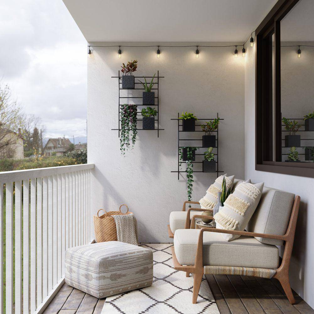 Ilustrasi balkon rumah (unsplash.com/Spacejoy)