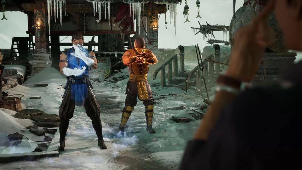 Sub Zero ditemani Kameo Fighter Scorpion. (Dok. NetherRealm Studio/Mortal Kombat 1)